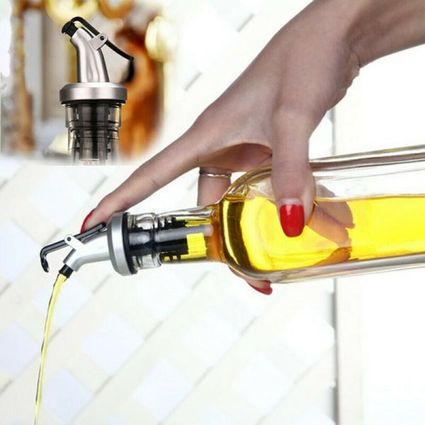 Olive Oil Sprayer Liquor Dispenser Wine Pourers Flip Top Stopper oiler nozzle oil bottle stopper Kitchen Bar Tools - Image 3