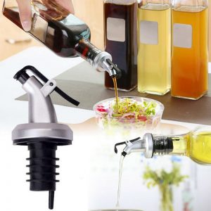 Olive Oil Sprayer Liquor Dispenser Wine Pourers Flip Top Stopper oiler nozzle oil bottle stopper Kitchen Bar Tools