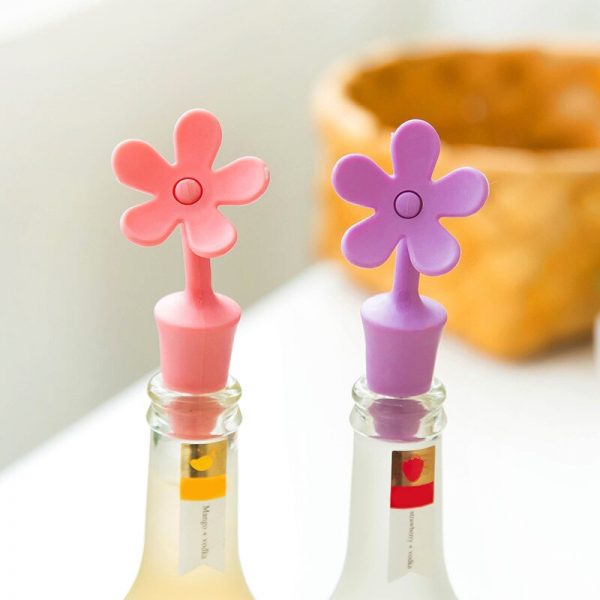 1 pcs Creative Food Grade Silicone Cork Stopper Bottle Cap Hanging Beer Wine Cork Fresh Keeping Plug for Kitchen Gadget Bar Tool - Image 4
