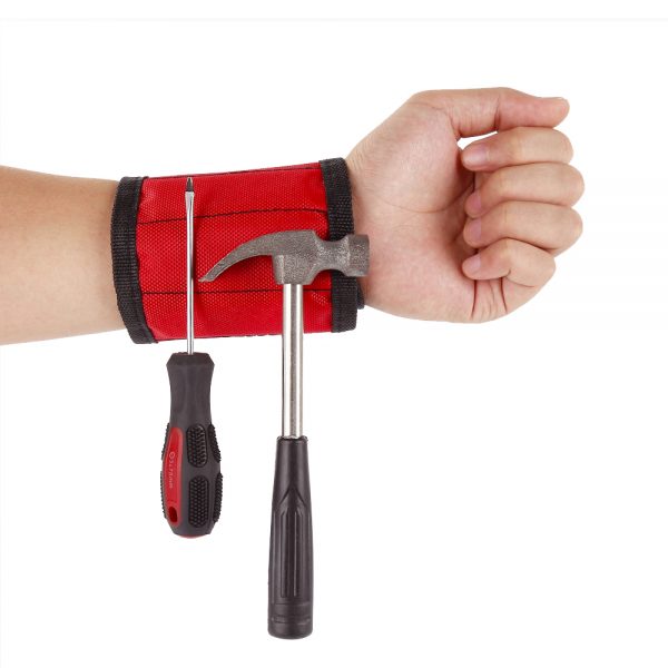 1pcs Magnetic Wristband Hand Wraps Tool Bag Adjustable Electrician Wrist Screws Nails Drill Holder Belt Bracelet for Home Repair - Image 5