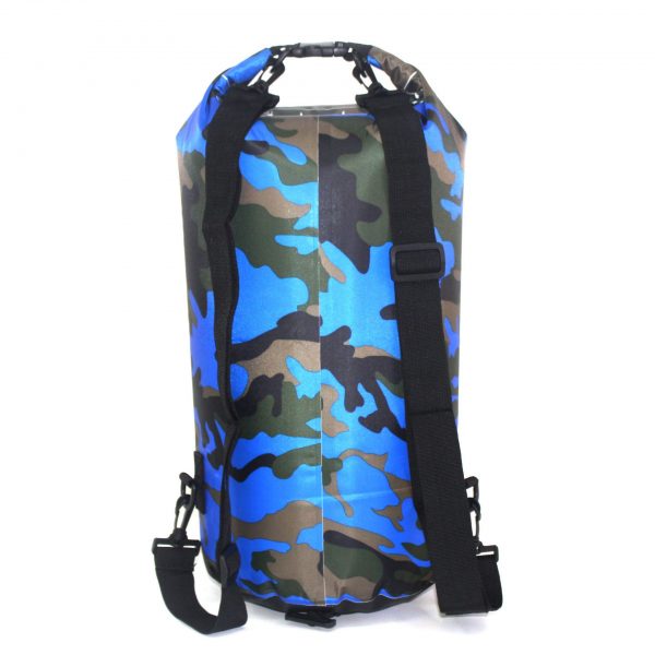 2/5/10/15L Outdoor Camouflage Waterproof Portable Rafting Diving Dry Bag Sack PVC Swimming Bags for River Trekking - Image 4