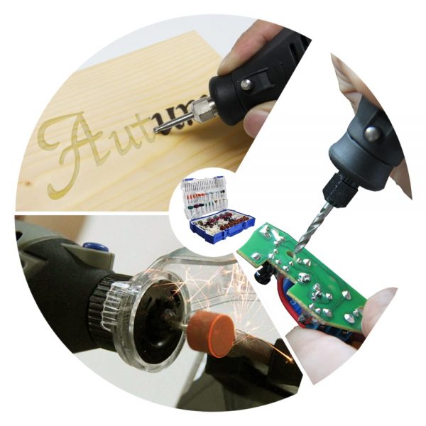 268pcs Mini Drill Bit Set Abrasive Rotary Grinding Sanding Polishing Cutting Tools Kit for Diyer  Dremel Accessories Set - Image 4