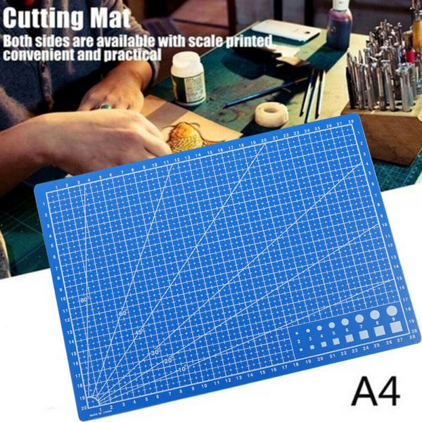 A4 PVC Double-sided Cutting Mat Pad Patchwork Cut Pad A4 Patchwork Tools Manual DIY Tool Cutting Board Double-sided Self-healing - Image 2