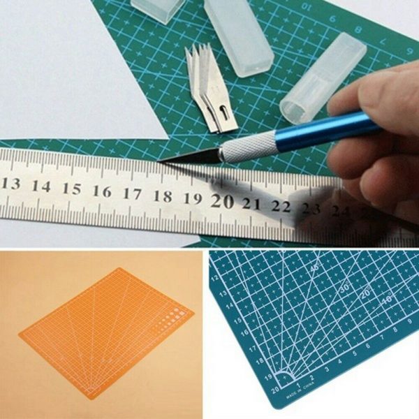 A4 PVC Double-sided Cutting Mat Pad Patchwork Cut Pad A4 Patchwork Tools Manual DIY Tool Cutting Board Double-sided Self-healing - Image 4