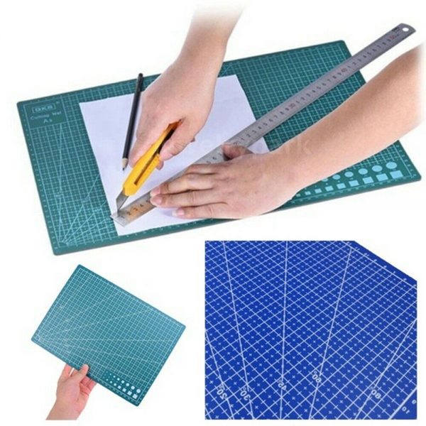 A4 PVC Double-sided Cutting Mat Pad Patchwork Cut Pad A4 Patchwork Tools Manual DIY Tool Cutting Board Double-sided Self-healing - Image 5
