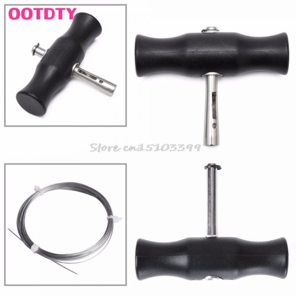 Car Windshield Removal Tool Windscreen Window Glass Cutting Wire + Handles Kit #H028# - Image 2