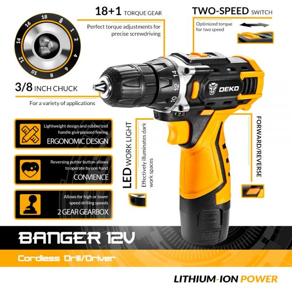 Cordless Drill & Electric Screwdriver - Image 2