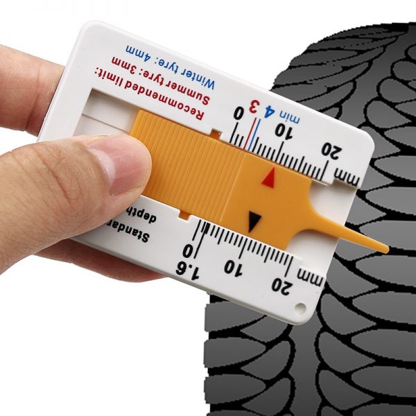 Digital Car Tyre Tire Tread Depth Gauge Meter Measurer Tool Caliper Thickness Gauges Tread Brake Pad Shoe Tire Monitoring System - Image 3
