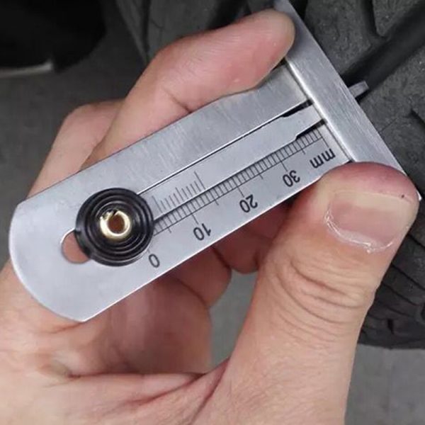 Digital Car Tyre Tire Tread Depth Gauge Meter Measurer Tool Caliper Thickness Gauges Tread Brake Pad Shoe Tire Monitoring System - Image 5