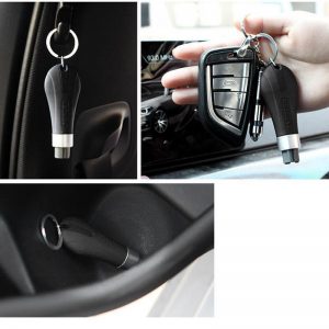 Hot New Emergency Hammer Mini Safety Hammer Car Escape Key Chain Key Ring Car Window Glass Breaker Seat Belt Cutter Escape Tool
