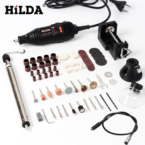 HILDA Electric Drill Dremel Grinder Engraver Pen Grinder Mini Drill Electric Rotary Tool Grinding Machine Dremel Accessories - Image 2