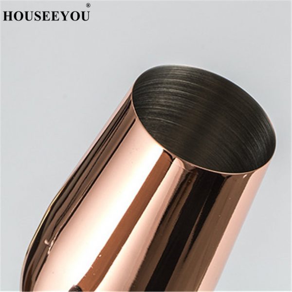 HOUSEEYOU Copper/Silver/Rose Gold Wine Glasses Stainless Steel Goblet Juice Drink Champagne Flutes Party Barware Kitchen Tools - Image 4