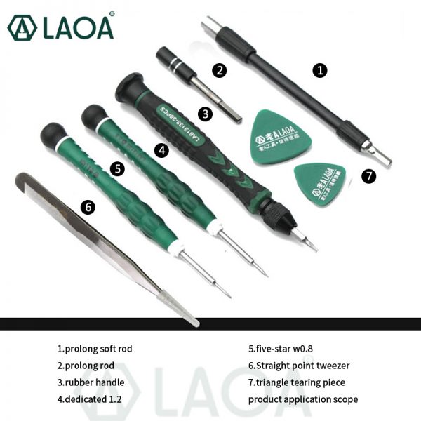 LAOA 38 in 1 Screwdrivers Set Precision Screwdriver bit set Laptop Mobile phone Repair Tools Kit Precise Screw Driver Hand tools - Image 3