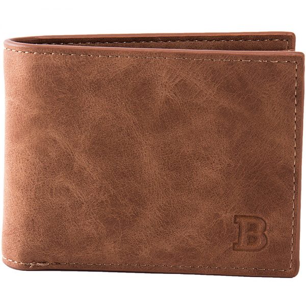 Leather Men Wallet Short Design Waterproof Portable Travel Passport Package Multifunctional Wallet - Image 4