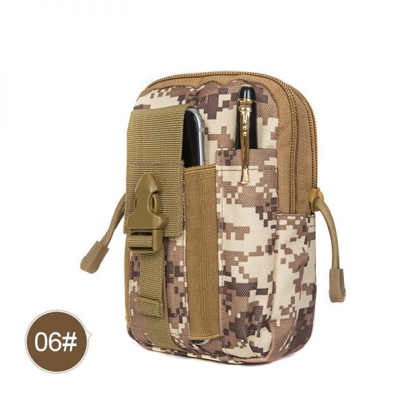 Men Tactical Molle Pouch Belt Waist Pack Bag Small Pocket Military Waist Pack Running Pouch Travel Camping Bags Outdoor Tool - Image 2