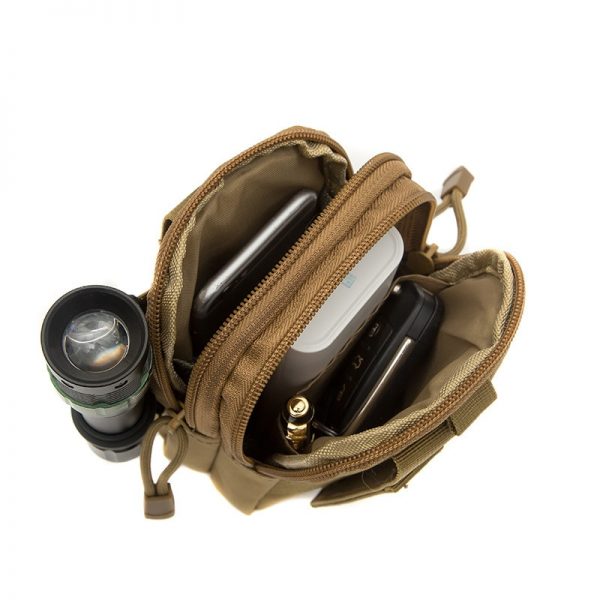 Men Tactical Molle Pouch Belt Waist Pack Bag Small Pocket Military Waist Pack Running Pouch Travel Camping Bags Outdoor Tool - Image 3