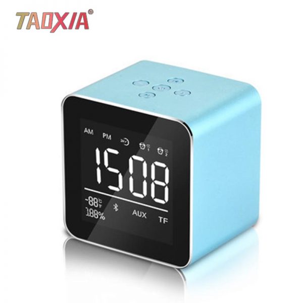 Mini Home Dual Alarm Bell Screen Box Sound Wireless Bluetooth 4.2 Subwoofer New Bedside Sound-box Radio Media Bluetooth Speaker - Image 4