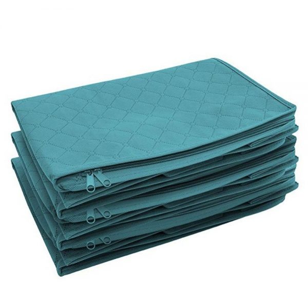 Non Woven Fabric Storage Box Folding Storage Box Clear Window Organizer With Handles 1pcs - Image 6