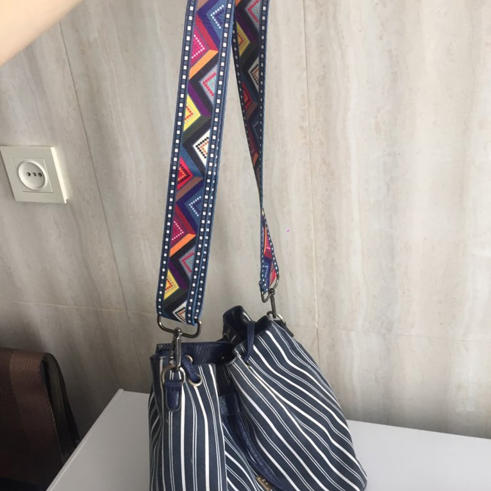 Нейлоновые цветочные поясные, ремешки, аксессуары для женщин, PTgirl, модные регулируемые сумки через плечо, декоративные аксессуары — изображение 3