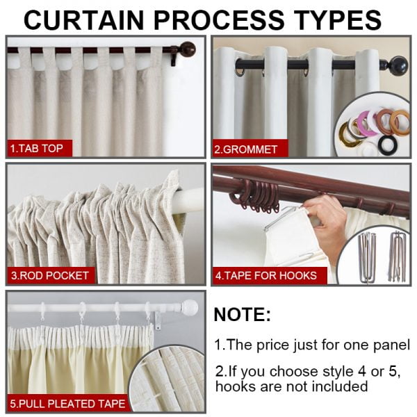 Top Finel Modern Luxury Embroidered Sheer Curtains for Living Room Bedroom Kitchen Door Tulle Curtains Drapes Window Treatments - Image 6