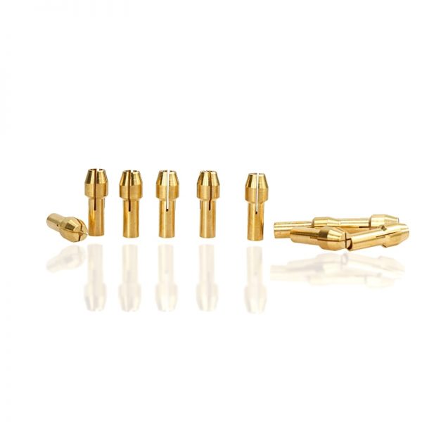 XCAN 10pcs 0.5-3.2mm Diameter 4.8mm Shank Brass Chucks Mini Drill Collet Chuck for Dremel Rotary Tool Power Tool Accessory - Image 3