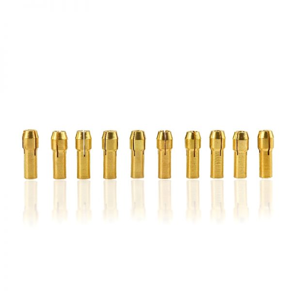 XCAN 10pcs 0.5-3.2mm Diameter 4.8mm Shank Brass Chucks Mini Drill Collet Chuck for Dremel Rotary Tool Power Tool Accessory - Image 4