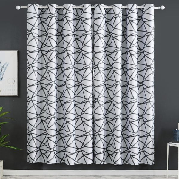 YokiSTG Blackout Curtains For Living Room Bedroom Irregular Stripes Thermal Pattern Window Treatment  Drapes Home Decorative - Image 2