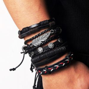 Vintage Leather Bracelet – Men’s Gift
