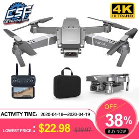 НОВЫЙ дрон E68 2020 года с широким углом обзора HD 4K WIFI 1080P FPV Дроны с записью видео в реальном времени Высота квадрокоптера для поддержания высоты дрона с камерой-игрушкой