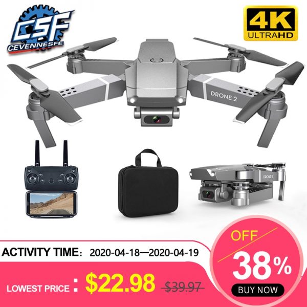 2020 NEW E68 Drone HD wide angle 4K WIFI 1080P FPV Drones video live Recording Quadcopter Height To maintain Drone Camera Toys