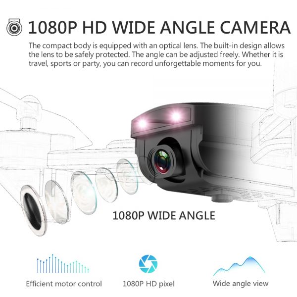 Camera Drones With Camera HD Wide-Angle Optical Flow Positioning Foldable Arm Rc Helicopter WIFI FPV Rc Quadcopter With Camera - Image 5