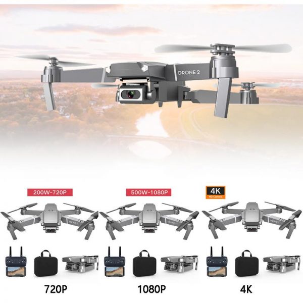 Drone 4K 2020 New E68 WIFI FPV Mini Drone With Wide Angle HD 4K 1080P Camera Hight Hold Mode RC Foldable Quadcopter Drone - Image 4