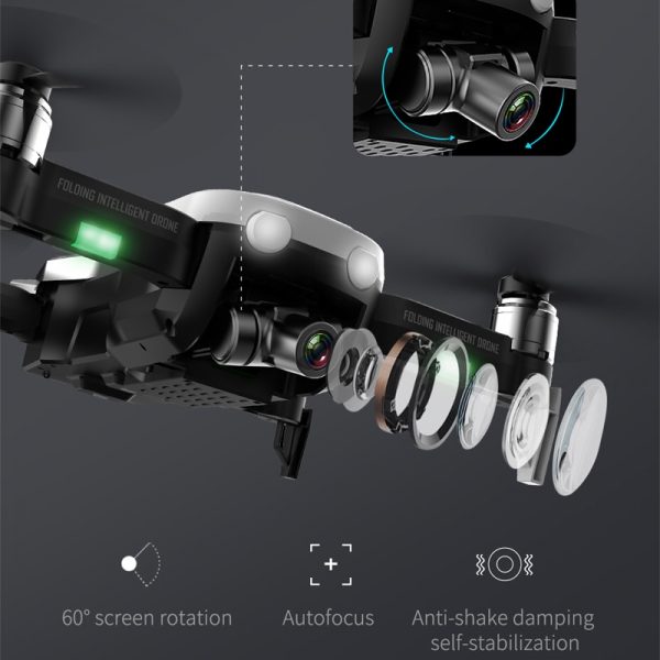 GPS Drone with HD Camera 2K Two-Axis Anti-Shake RC Quadcopter WiFi FPV Profissional Drone Quadrocopter Rc Helicopter Dron GPS - Image 2
