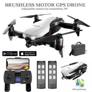 GPS Drone with HD Camera 2K Two-Axis Anti-Shake RC Quadcopter WiFi FPV Profissional Drone Quadrocopter Rc Helicopter Dron GPS