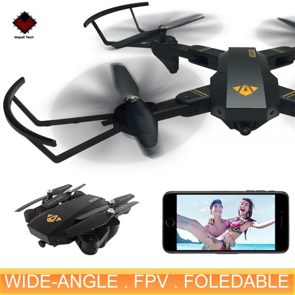 Mini Foldable Drone XS809W XS809HW With Wifi FPV HD Camera Wide Angle Altitude Hold RC Quadcopter Drone FSWB - Image 2