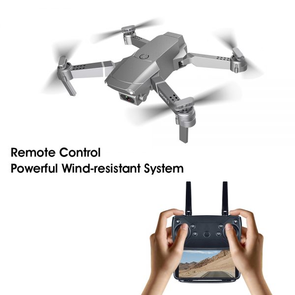 XKJ 2020 New E68 WIFI FPV Mini Drone With Wide Angle HD 4K 1080P Camera Hight Hold Mode RC Foldable Quadcopter Dron Gift - Image 6
