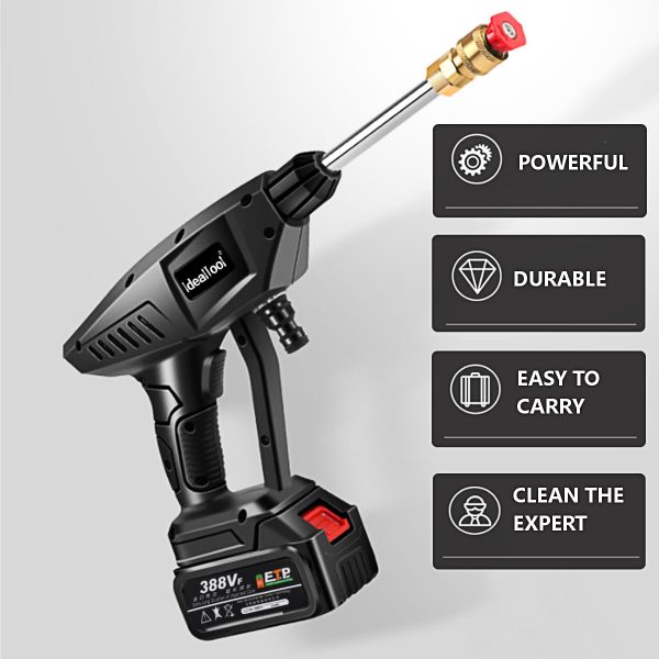 Wireless High Pressure Car Wash Water Spay Gun - Portable High Pressure Washer Foam Generator for Makita Battery - Image 3