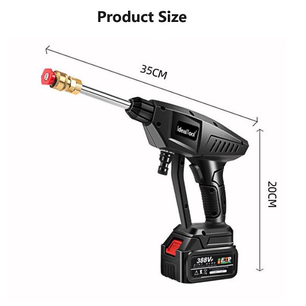 Wireless High Pressure Car Wash Water Spay Gun - Portable High Pressure Washer Foam Generator for Makita Battery - Image 5