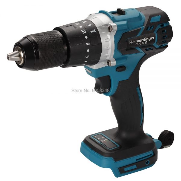 18V 13mm cordless impact drill brushless impact drill screwdriver drill body compatible 1830 1840 1850 1860 - Image 3