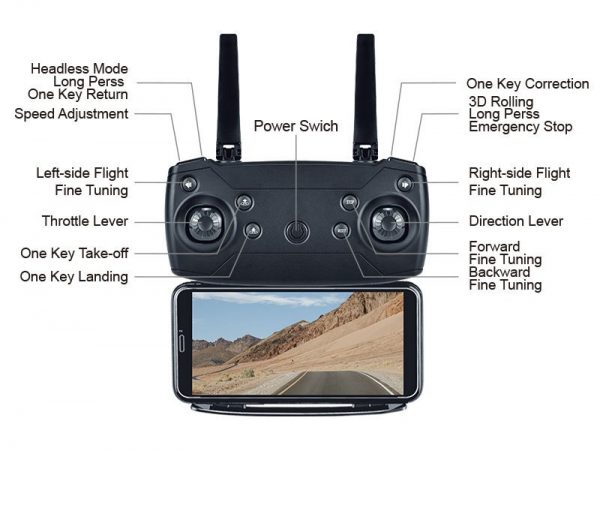 2020 New E68 Wifi Fpv Mini Drone With Wide Angle Hd 4k 1080p Camera Hight Hold Mode Rc Foldable Quadcopter Dron Gift - Image 5