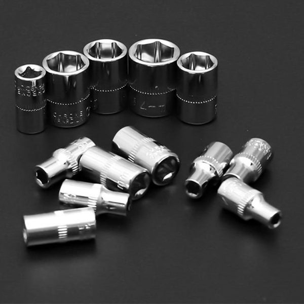 46PCS Socket Set Ratchet Screwdriver Torque Wrench Combination Household Tool Suitable For Car Repair - Image 5