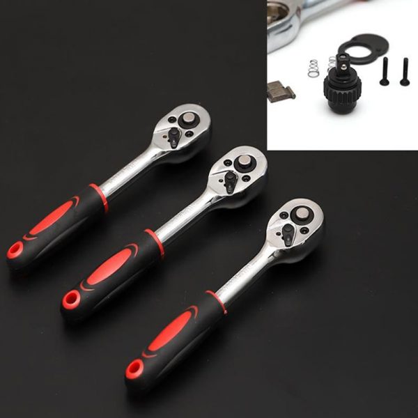 46PCS Socket Set Ratchet Screwdriver Torque Wrench Combination Household Tool Suitable For Car Repair - Image 6