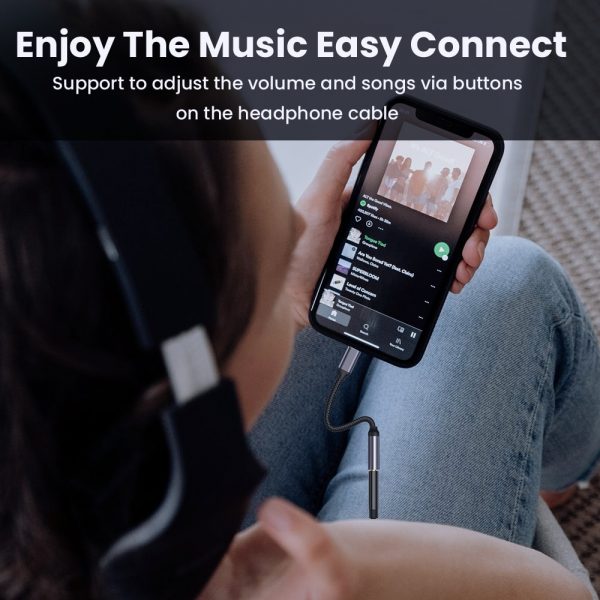 8 Pin to 3.5mm Jack AUX Cable For iPhone - Image 3