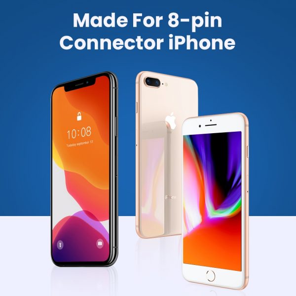 8 Pin to 3.5mm Jack AUX Cable For iPhone - Image 6