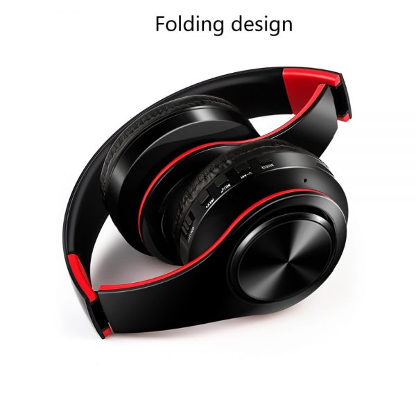 HIFI Stereo Earphones Bluetooth Headphone Music Headset FM and Support SD Card with Mic for Mobile Xiaomi Iphone - Image 2