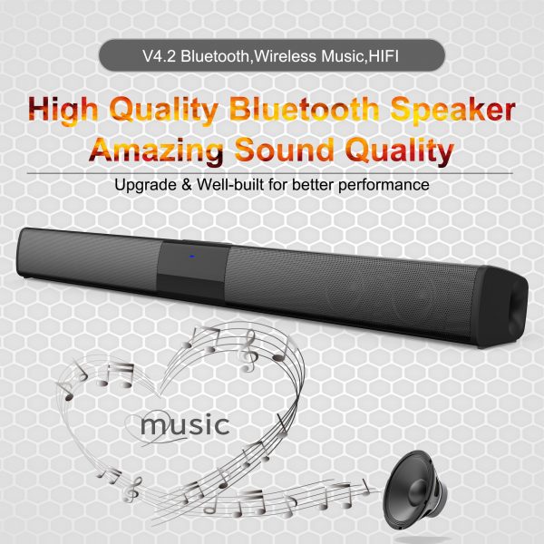Home theater HIFI Portable Wireless Bluetooth Speakers column Stereo Bass Sound bar FM Radio USB Subwoofer for Computer TV Phone - Image 5