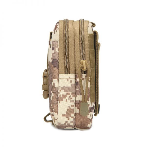Men Tactical Molle Pouch Belt Waist Pack Bag Small Pocket Military Waist Pack Running Pouch Travel Camping Bags Soft back - Image 4