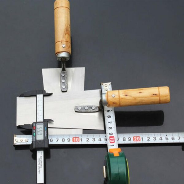 MeterMall Midget Cement Float Margin Trowel Bucket Stainless Steel Concrete Finishing Trowel Spatula Construction Tools - Image 4