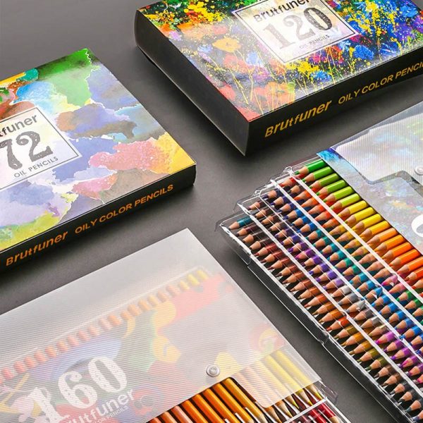Sketching Painting Oil Pencil Artist Professional Color Pencils Set 48/180 Colors For Kids Students Drawing School Art Supplies - Image 2