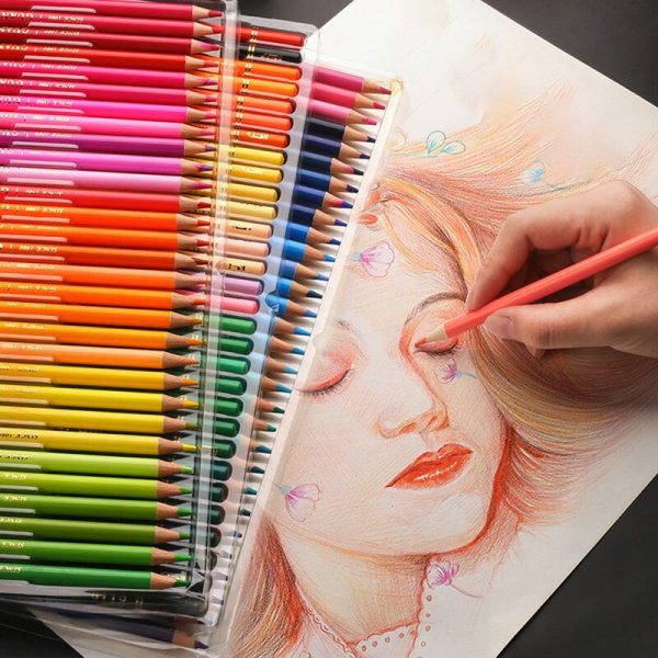 Sketching Painting Oil Pencil Artist Professional Color Pencils Set 48/180 Colors For Kids Students Drawing School Art Supplies - Image 3